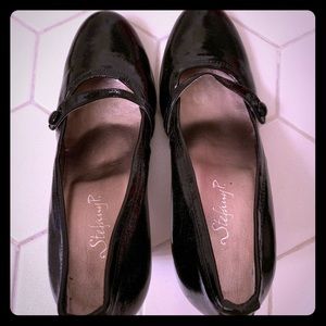Stefany P. Black Patent Mary Janes
